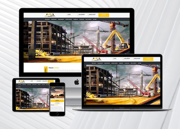 İnşaat Web Paketi (Temel)